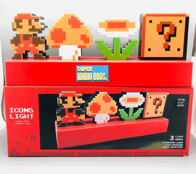 픽셀 수음 등 성제어 음악 리듬 등 전자 경기 방 장식 RGB, 1개