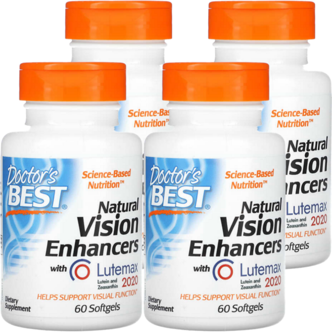 닥터스베스트 내추럴 비전 인핸서 60정 4통, 4개