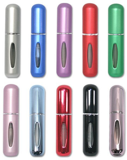 미니 향수 케이스 5ml 공병 충전식 리필 스프레이 분사기 미스트 용기 -, 휴대용 스프레이 용기 화장품 투명 공병 분무기 20ml