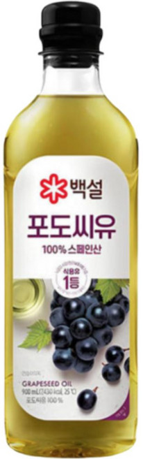 백설 포도씨유, 1개, 900ml