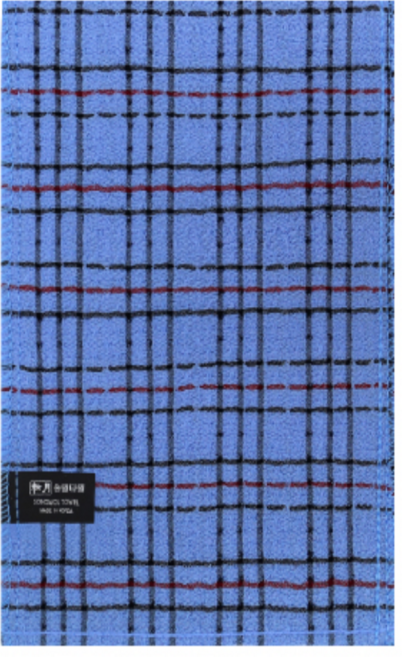 송월 빅샤보렌 고급 체크 때밀이60-10장짜리 (세신사전용), 블루, 10개입, 1개