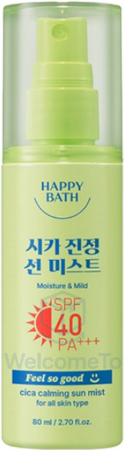 해피바스 필쏘굿 시카 진정 선 미스트 SPF40 PA+++, 1개, 80ml