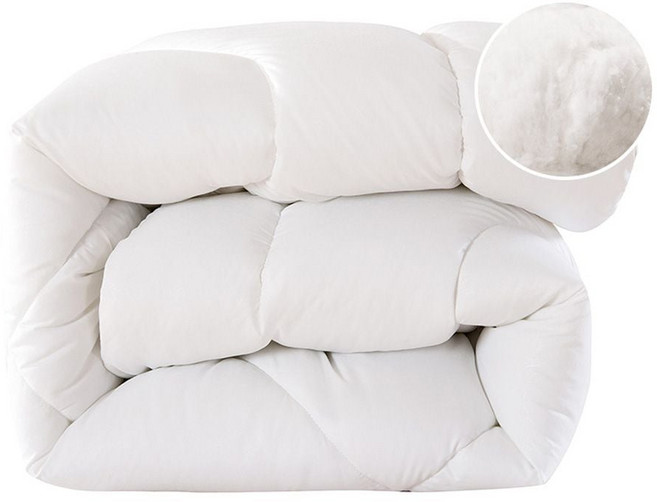 호텔 숙박 펜션 사계절 이불솜 더블싱글 SS zac+981BW, 화이트