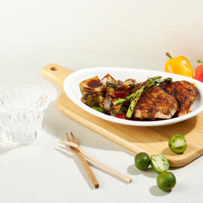 [사니다카페] 사니다래 치킨 스테이크 1.4kg, 3개