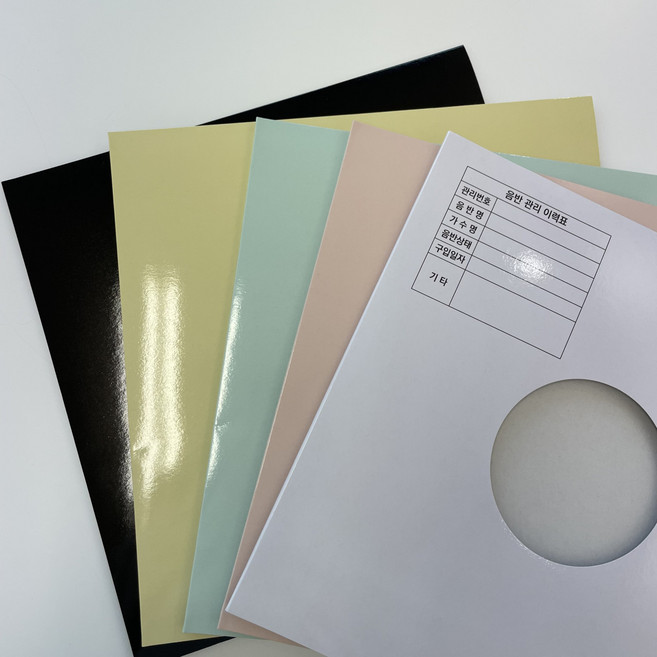 [5color] LP 하드케이스 겉자켓, 5종컬러, 5장