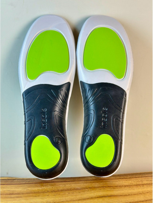 PU運動足弓鞋墊 高彈減震舒適 足部支撐 綠色 適用US9.5-10 (28cm)