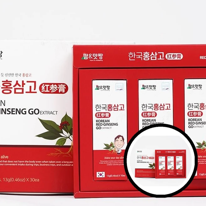 팜앤맛짱 한국홍삼고 스틱, 30개, 13g - 쿠팡