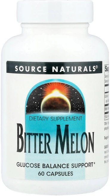 소스내츄럴스 Source Naturals Bitter Melon 60 Capsules, 60 count, 1개 - 쿠팡