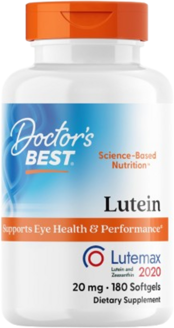 Doctors Best 루테인 프롬 옵티루트 20mg 180캡슐, 180정, 1개