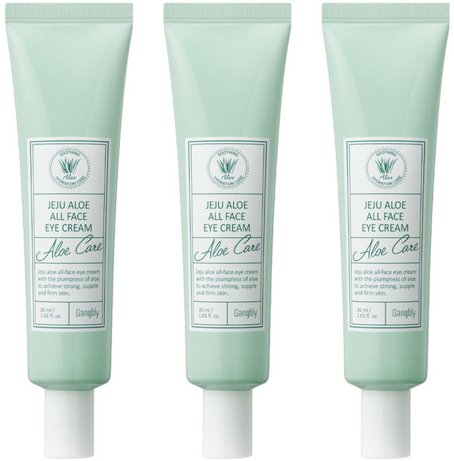 강블리 제주 알로에 올페이스 아이크림, 3개, 30ml