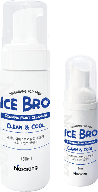 나사랑 아이스브로 남성청결제 150ml + 휴대용 50ml 세트, 1개