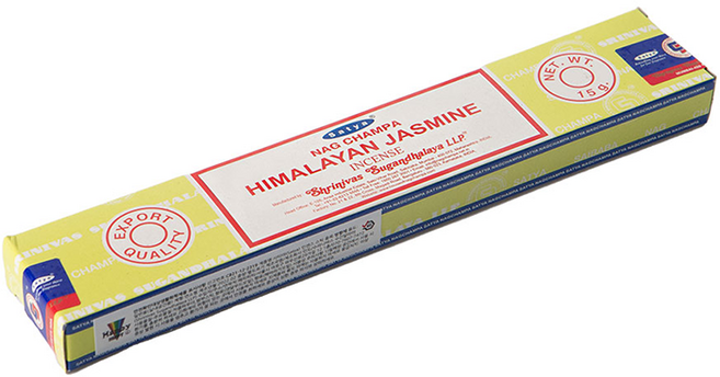 히말라야 자스민 인센스 스틱 15g 사티야 나그참파 Himalayan Jasmine