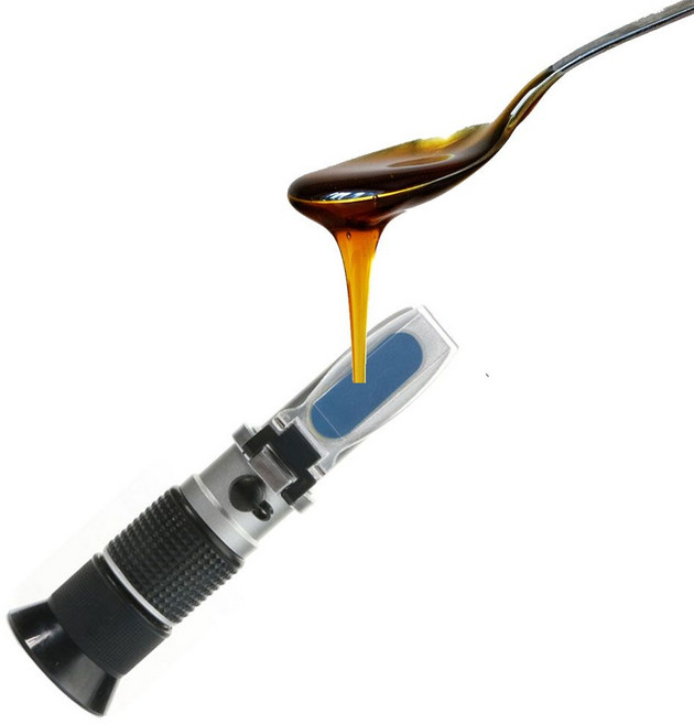 디지털 당도 측정기 휴대용 사과 귤 과일 굴절 업소용 sho*97501cp, 1개