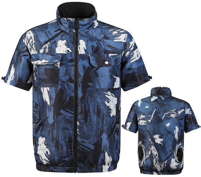 신바람 듀얼팬 선풍기 조끼 작업복 반팔 자켓