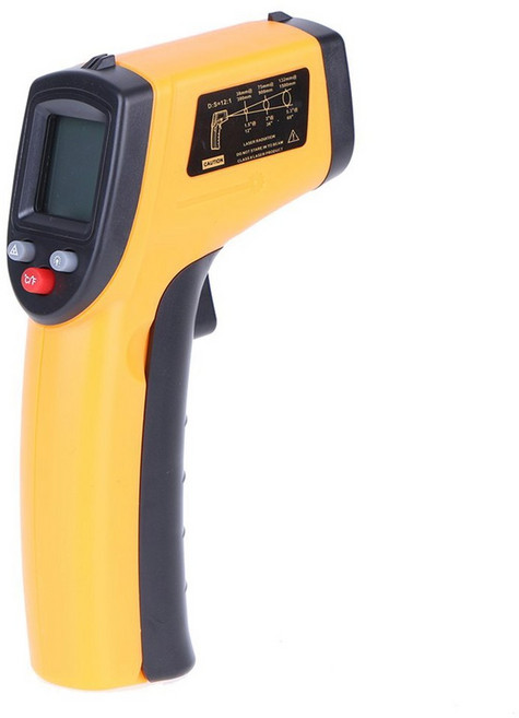 산업용 적외선 고온계 비접촉 온도계 GM320 IR 온도 계량기 건 50 380 C C/F, as shown 1, 1개