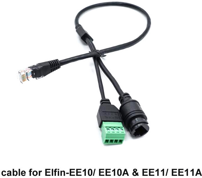 Elfin-EW10A EW11A RJ45 RS232 RS485 인터페이스 용 프로모션 전송 어댑터 변환 케이블 캐리어, 02 kit2, 1개