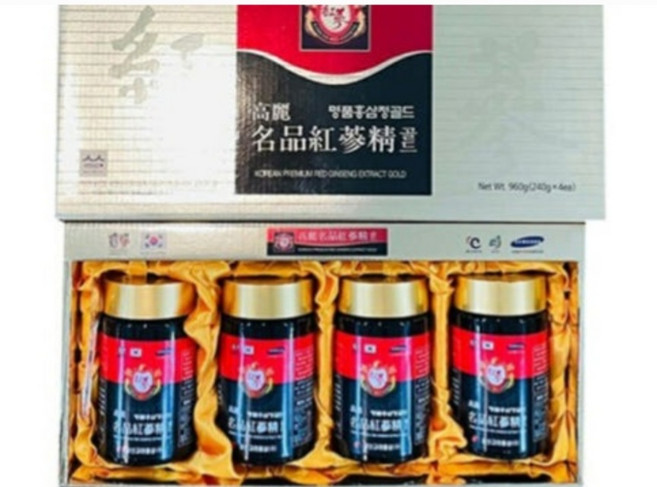 6년근 고려 홍삼정 골드, 240ml, 4개