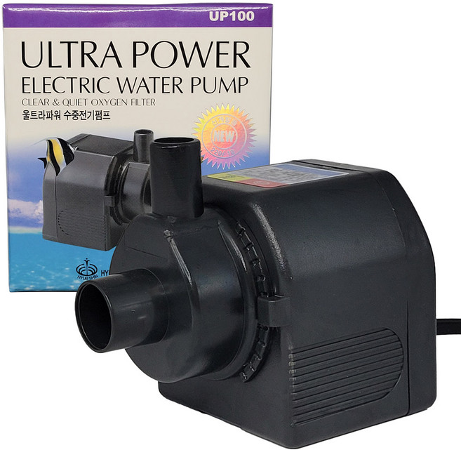 협신 수중 모터 10W UP100 전기펌프 어항 수족관 분수 펌프 출수량 10L/min, 1세트