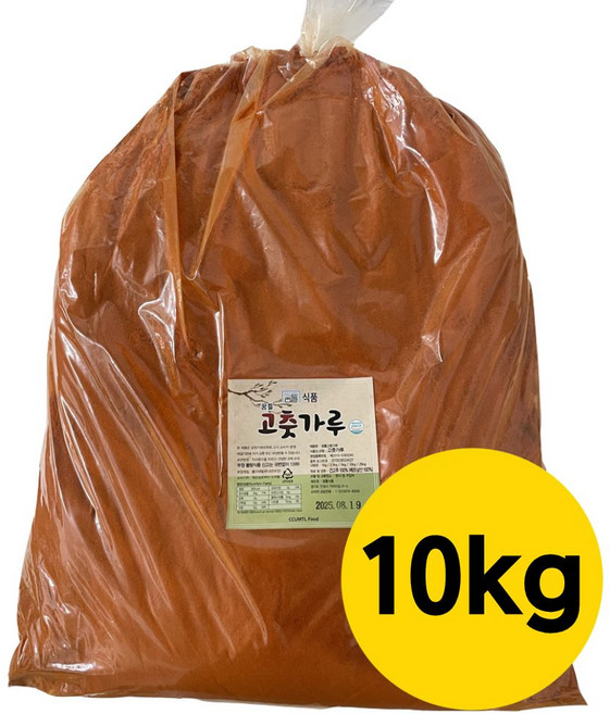 베트남 고운 고춧가루 아주 매운맛 소스용 업소용 대용량 식당, 1개, 10kg