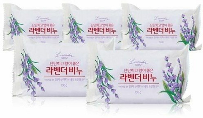동서씨앤지 향이 좋은 라벤더 비누 5개, 기본상품
