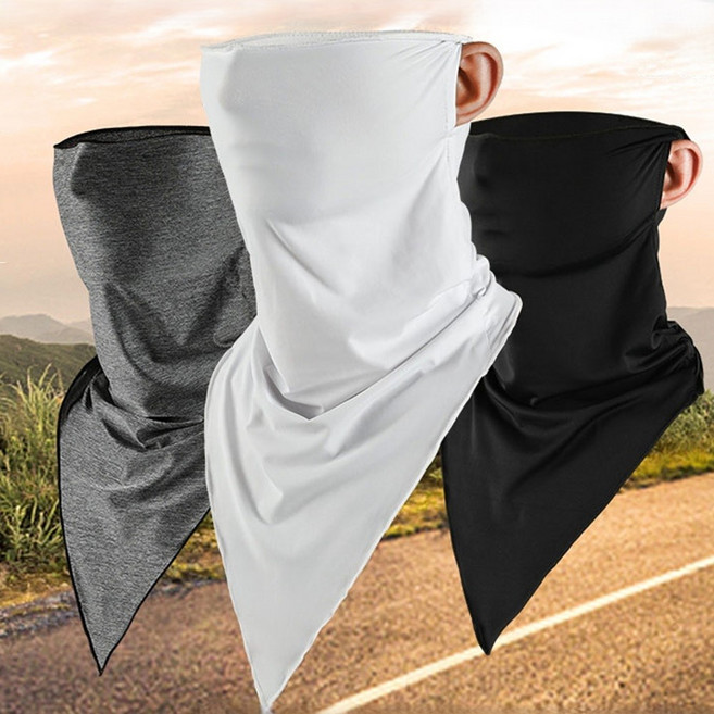 쿨반다나 원활한 여름마스크 햇빛차단 쫀쫀한 여름복면 골프용마스크, 상세페이지 참조