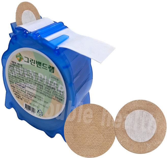 [ 의약외품 ] 그린 밴드랩 원형밴드 일반형 20(10)mm 100매입, 1개