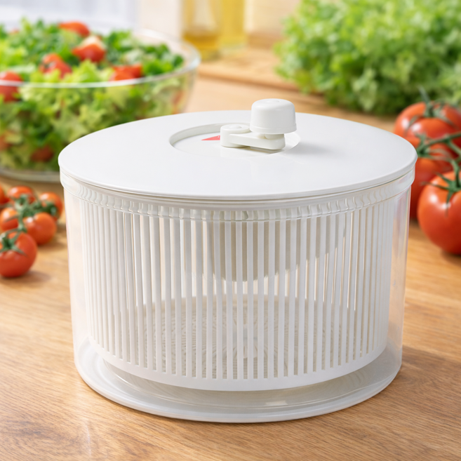 야마켄 야채 스피너 탈수기 샐러드 물기제거 대용량, 대, 단일색상(대), 1개