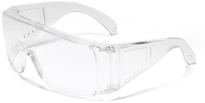 김서림 방지 투명 고글 눈 보호 안경, 1개