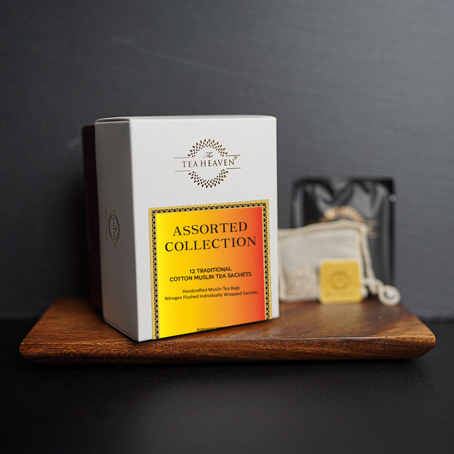 티헤븐 어쏘티드 컬렉션 모슬린티백 12종, 1개, 12개입