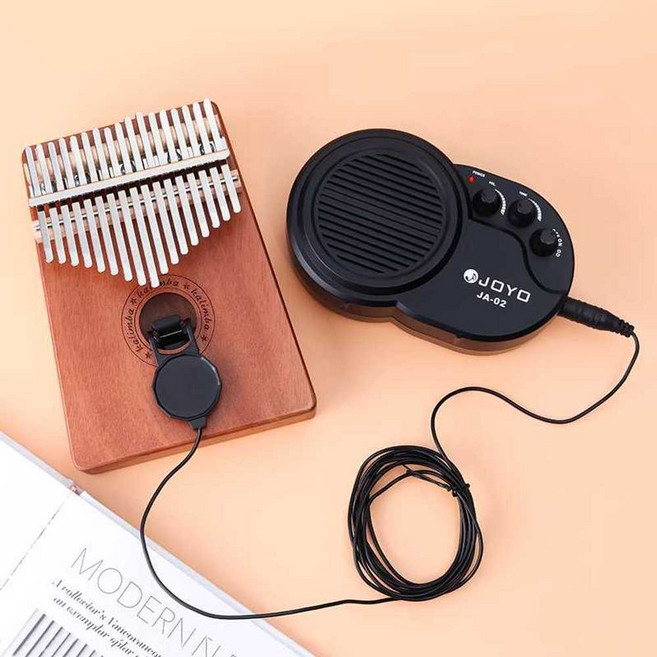 엄지 피아노 픽업 미니 스피커 칼림바 앰프, 1개, 상세페이지 참고