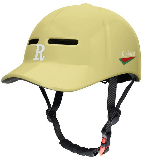 오토바이반모헬멧 야구모자헬멧 소두핏 야구모자 파손, 광택거위옐로우