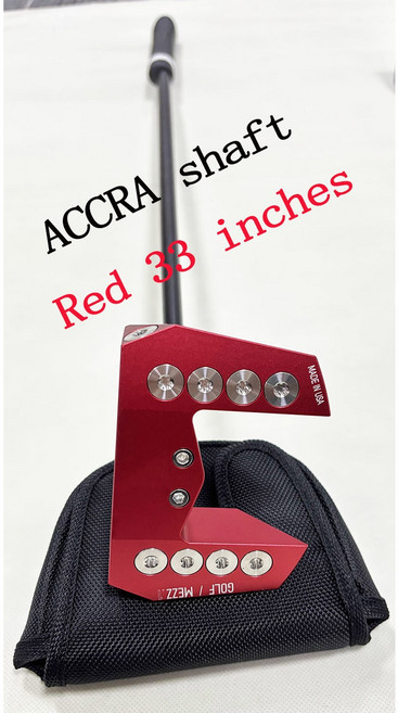골프 퍼터 제로 토크 33 34 프레스 35 2도 인치 커버 피스톨 그립, 20 red 33 inches