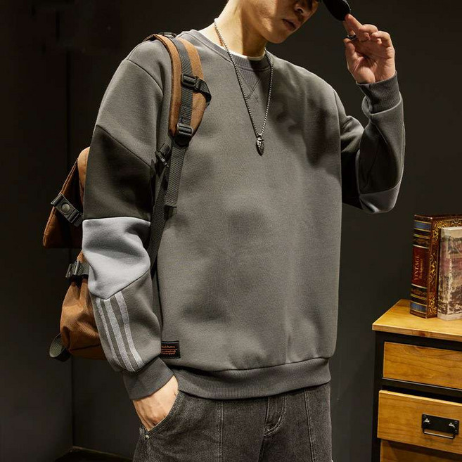 남자 빅사이즈 맨투맨 오버핏 큰옷 남녀공용 티셔츠 기모 무지