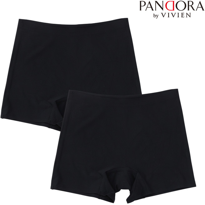 판도라 by 비비안 여자 생리대 부착 심리스 퓨징 무봉제 드로즈 사각 팬티 2매