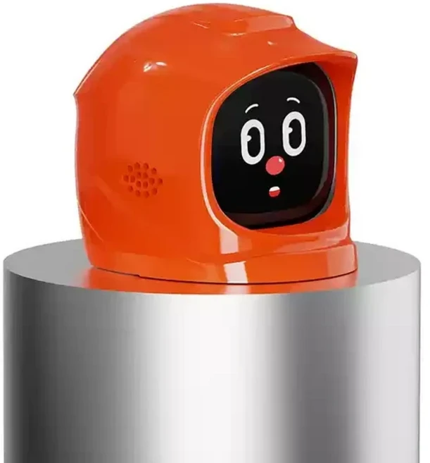 면도기 헤드 호환망고고 자동차 액세서리 귀여운 아이템 차량용 인공지능 가상 애완동물 장난감 패션 지능, Orange Robot