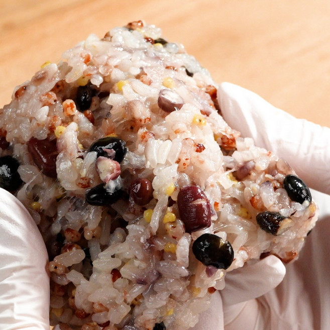 싸리재 국산 오곡찰밥 100g 8봉 냉동 즉석 오곡밥 유기농 찹쌀 잡곡밥, 8개