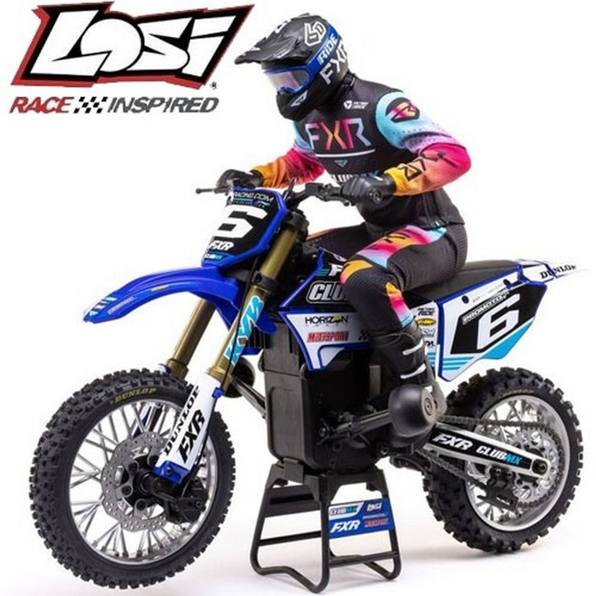 [LOS06000T2] (전동 1/4 오토바이) LOSI 1/4 Promoto-MX Motorcycle RTR CLUB MX, 1개