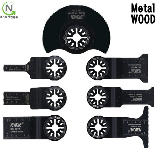멀티커터기날 멀티 컷터날 만능 카타날 목재 금속 다이아몬드 줄눈제거, 10.바이메탈10mm, 1개