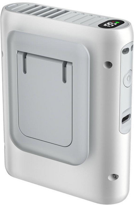 2026新款掛腰風扇大功率暴力風便攜腰間散熱風扇戶外作業降溫神器, 80*41*98mm, 白色4000毫安