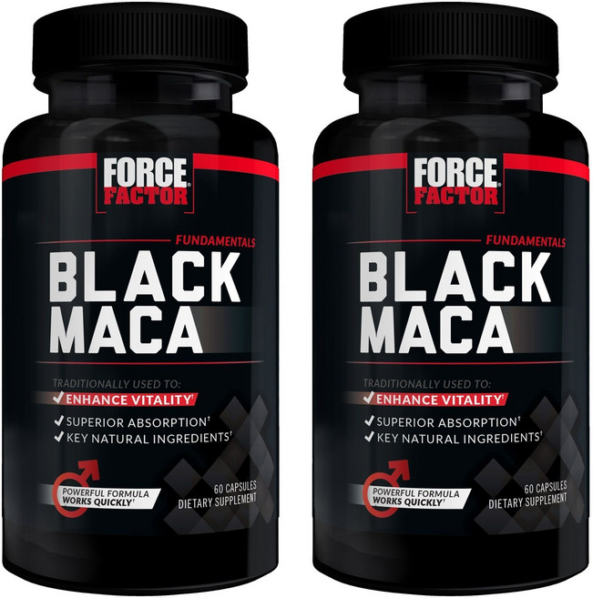 Force Factor 黑瑪卡膠囊, 60顆, 2罐