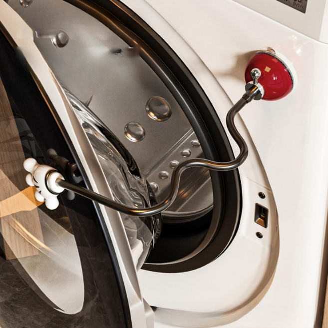 우핑엘 흡착식 문고정 환기용 드럼 세탁기 건조기 도어스토퍼, 1개