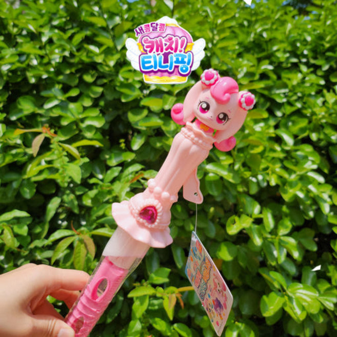 캐치티니핑 버블스틱 비누방울 비눗방울 왕스틱 대왕크기, 1개, 하츄핑