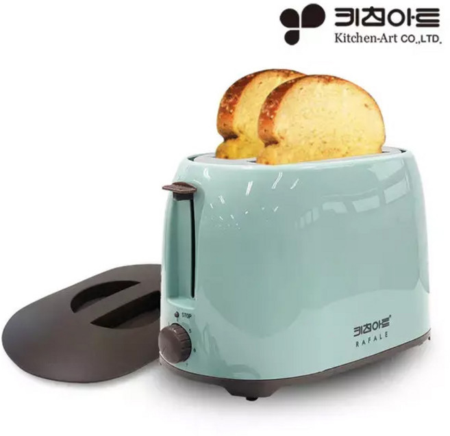 키친아트 라팔 겉바속촉 토스터 스테인레스 내부 자동 팝업 KT-038 미끄러움방지 토스트기, KT-038/MT
