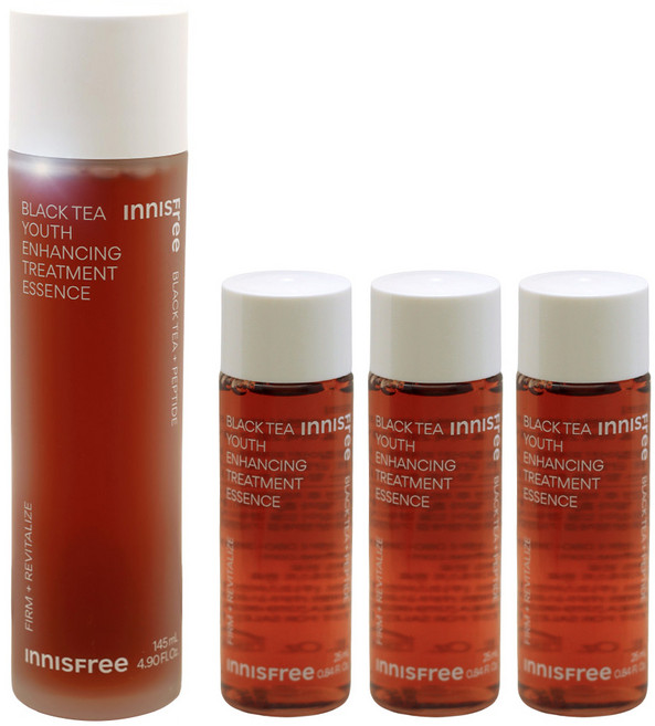 이니스프리 블랙티 유스 인핸싱 트리트먼트 에센스+에센스25mlX3 증정, 1개, 145ml