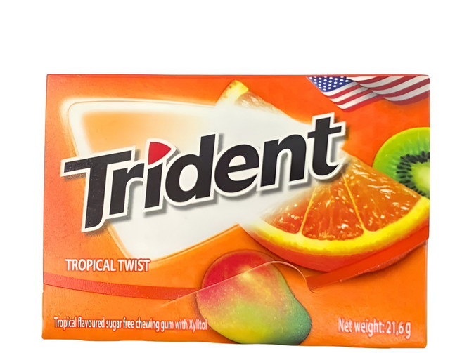 트라이던트 무설탕 자일리톨 껌 대용량 (1 Box x 15 팩 ) (옵션 다양), 9g, 1박스