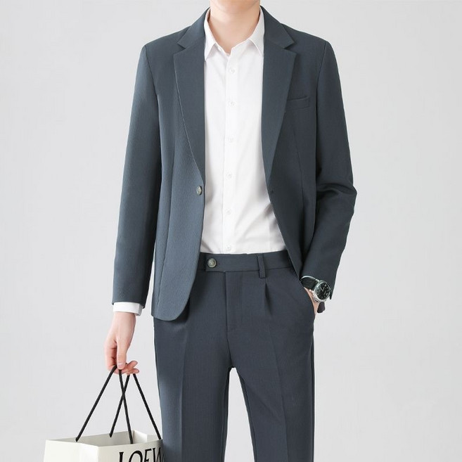루스리더 남성 출근룩 데일리 정장 상하세트 RZS9