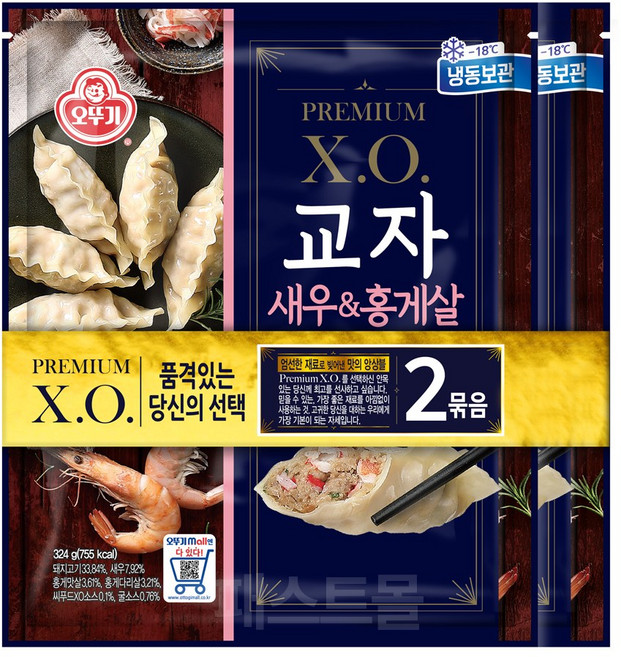 오뚜기 X.O. 교자 새우&홍게살, 648g, 1개