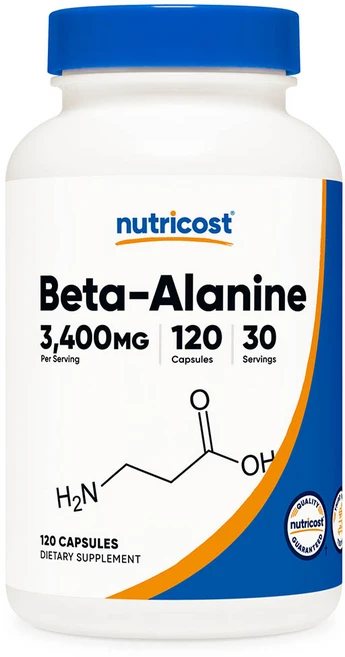 뉴트리코스트 베타-알라닌 3400mg 120캡슐 1병, 120정, 1개 - 쿠팡