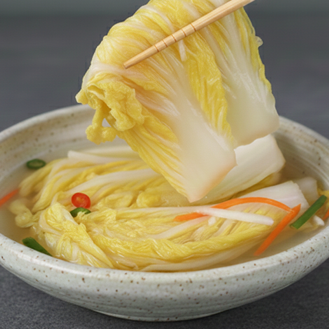 [당일제조] 국산 전라도식 백김치 바로담근 신선한 맛, 1개, 3kg