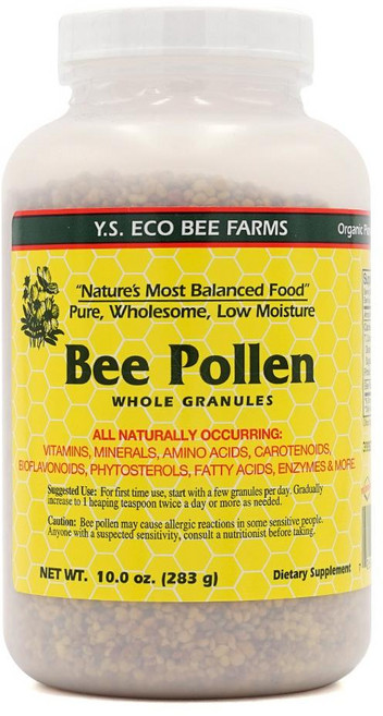 YS 에코비팜스 비폴렌 벌꿀 꿀 벌 화분 꽃가루 추출물 Bee Pollen 283g x3, 3개